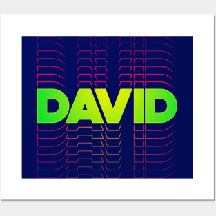 David gift idea for boys men first given name David Posters and Art